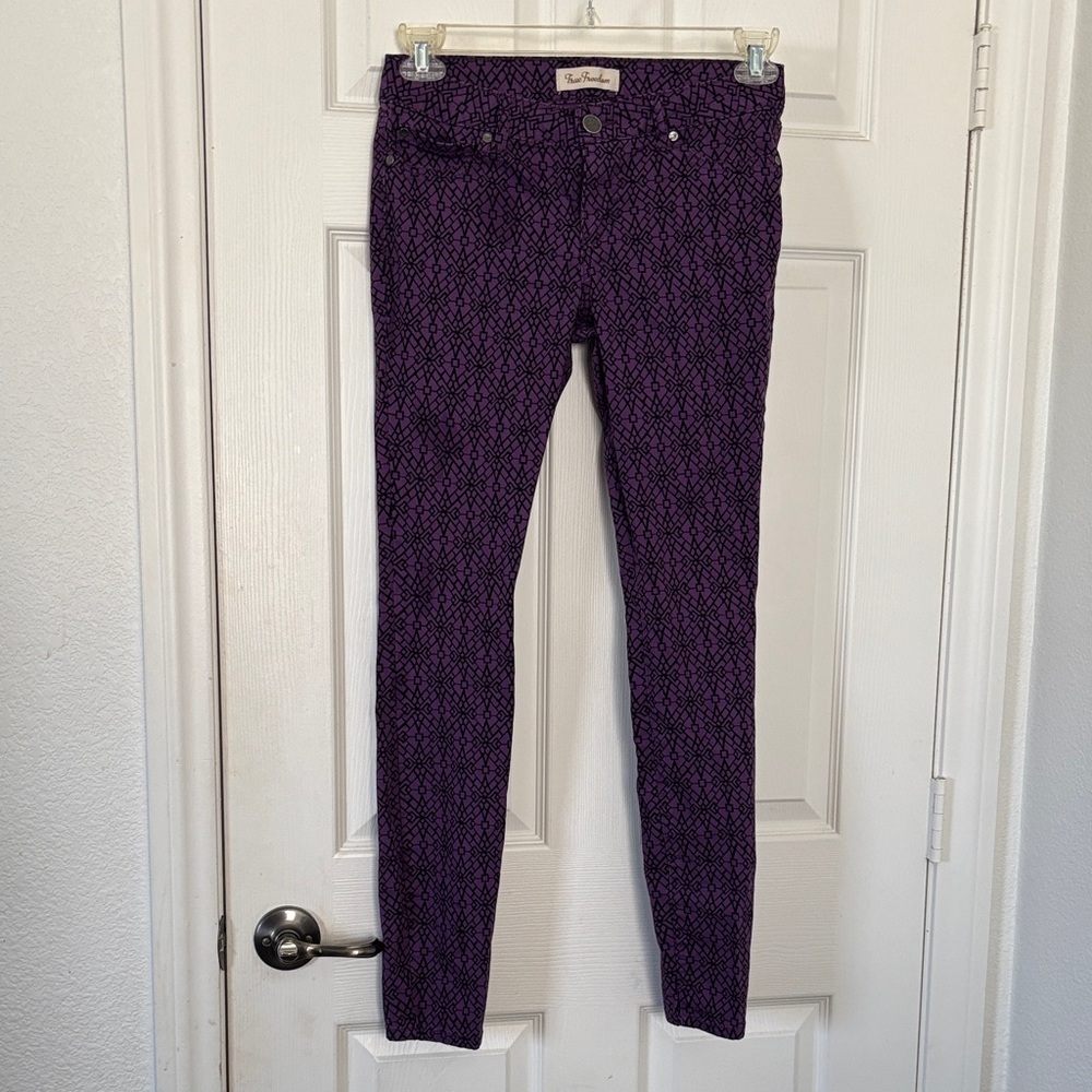 True Freedom Geometric Purple Jeans